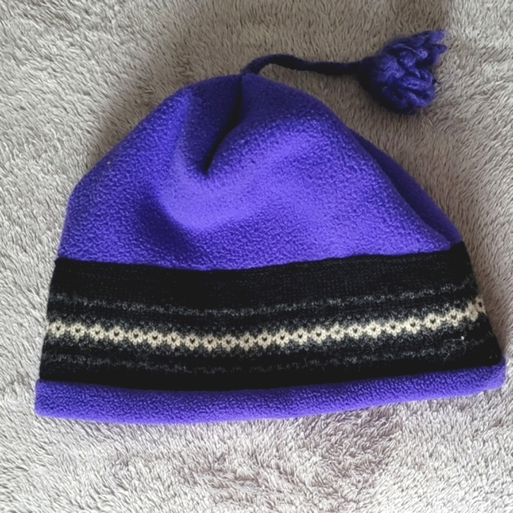 Vintage Eddie Bauer 90s Fleece  Streetwear Winter Hat